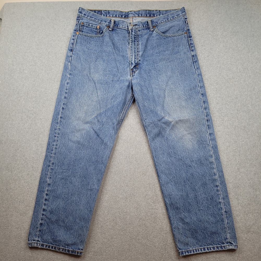 Levi's 550 Relaxed Fit Jeans Mens 40x30‎ Blue Denim Classic Five Pocket Cotton